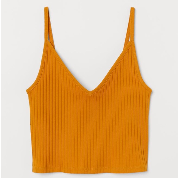 H&M Tops - Yellow/Mustard H&M Crop Top